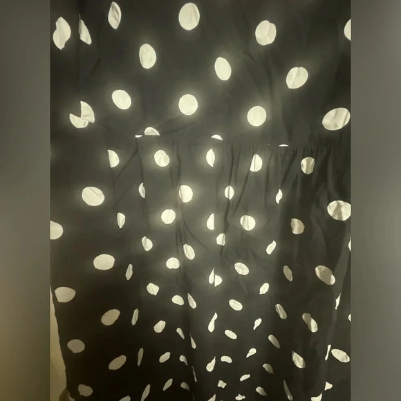 Ava & Viv Women’s Black White Polka-Dot A-Line Plus Size Dress Sz 3X 22/24 NWT - Picture 3 of 5